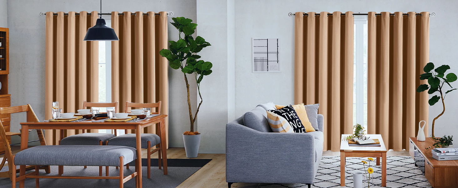 BLACKOUT CURTAIN BEIGE