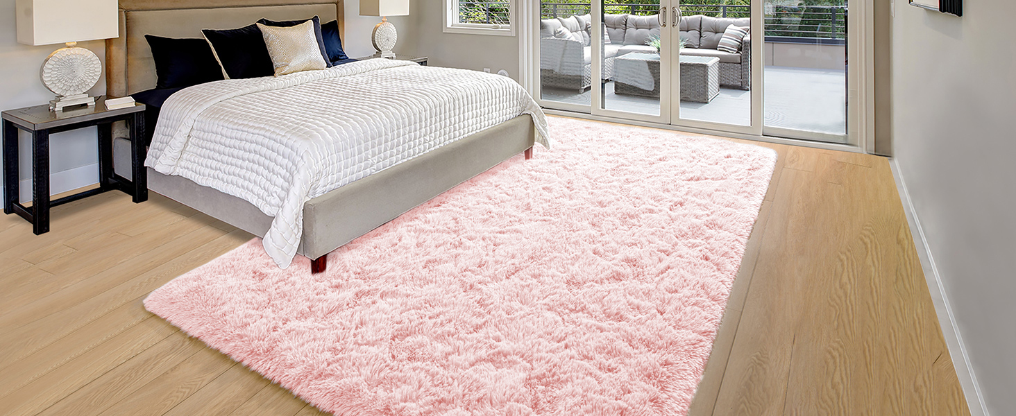 SHAGGY RUG PINK