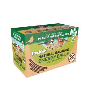 Peckish Natural Balance High Energy Fat Balls for Wild Birds - 50 fat ball Box