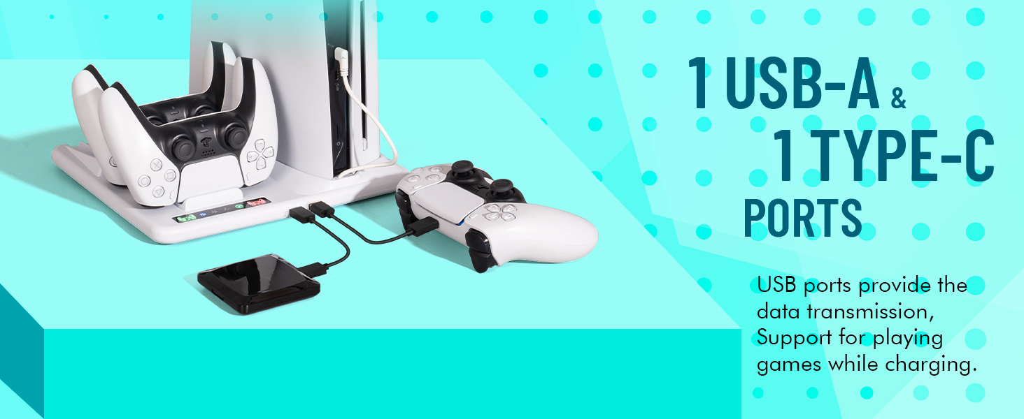 PS5 Slim Cooling Charging Stand