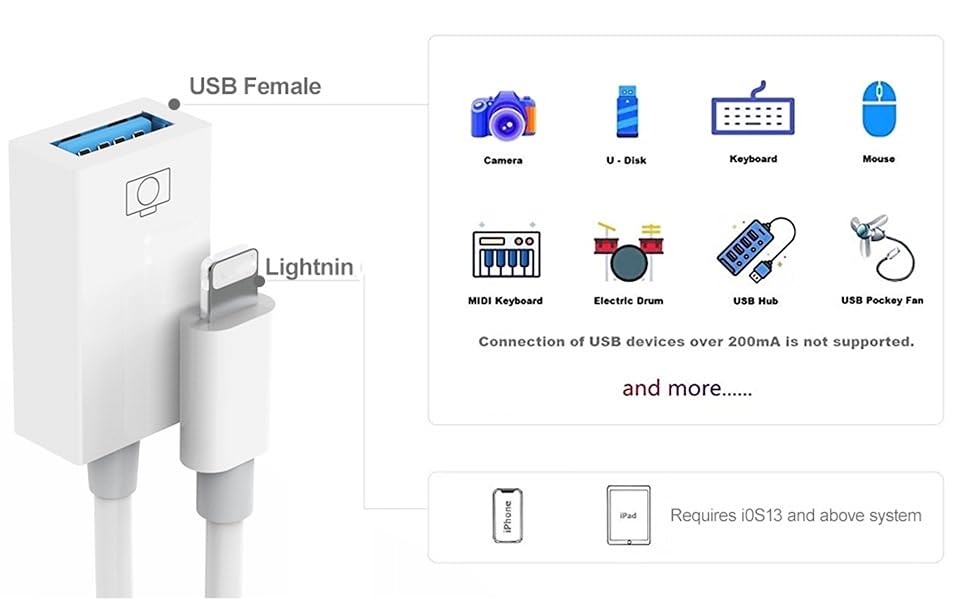 usb vers lightning adapter