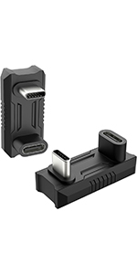 2 Pack 180° USB-C Adapter 