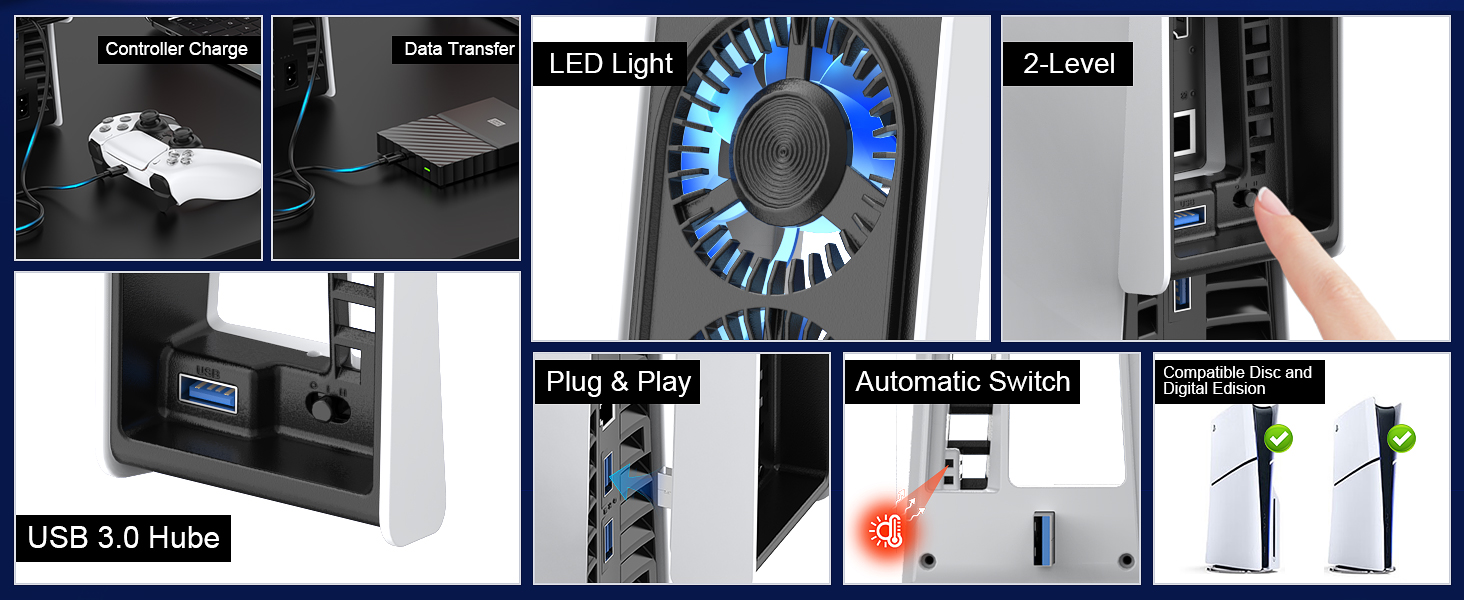 Cooling Fan for PS5 Slim