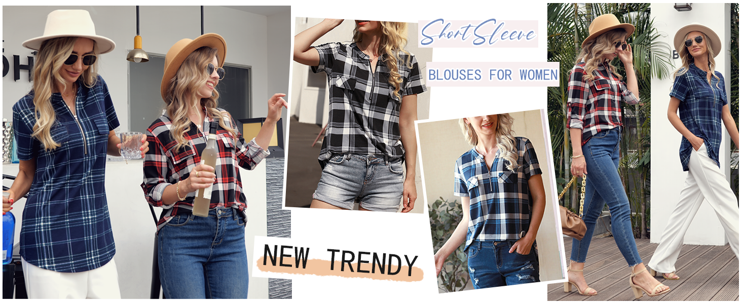 short sleeve tops for women uk