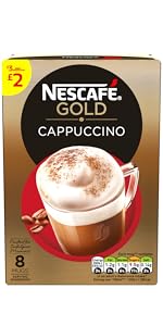 Nescafe, gold, cappuccino