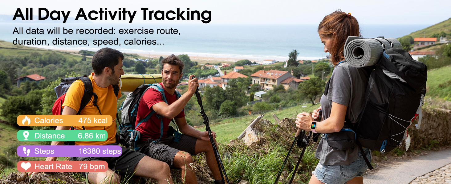 waterproof watch step tracker