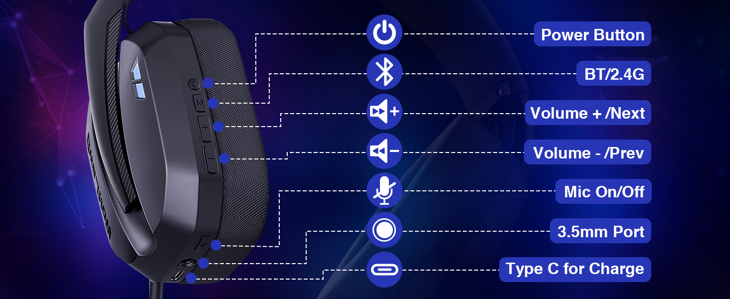 wireless headset gaming