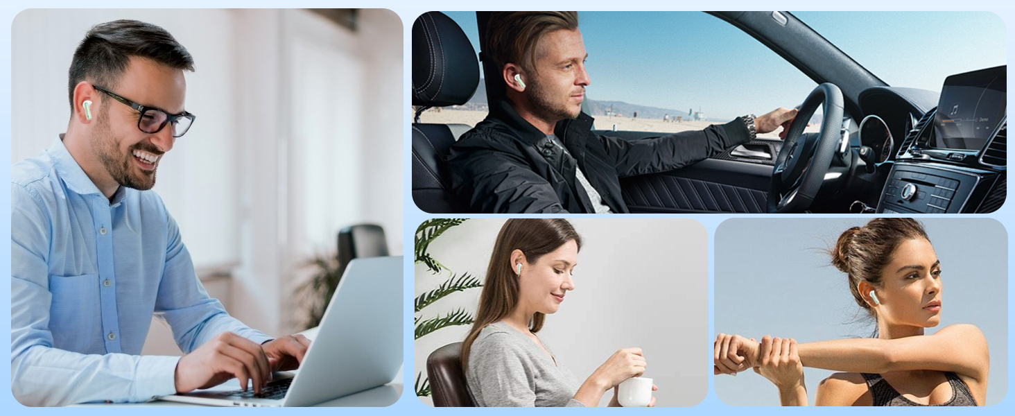 Comfortable to Wear earphones wireless bluetoo