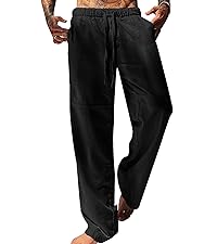 men linen trousers