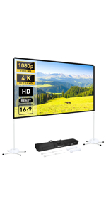 120 inch Projector Screen with Stand