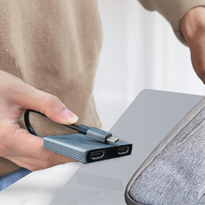 usb c to dual hdmi adapter
