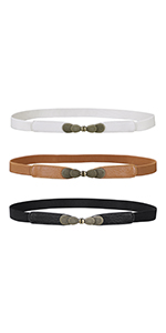 women thin retro waist belt