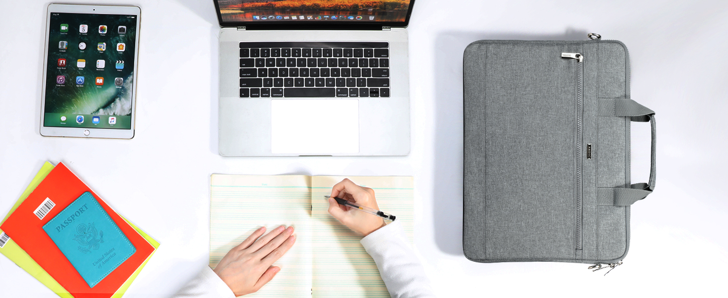 LANDICI 360°Protective Laptop Case with Handle