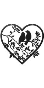 Metal Bird Wall Decor