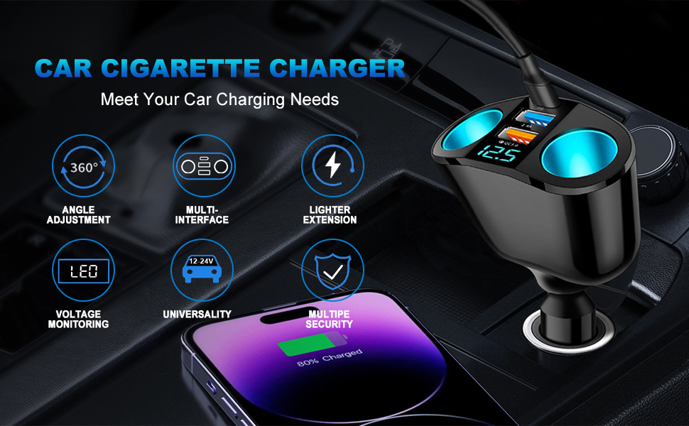 usb car charger adapter