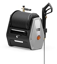 Giraffe Tools Pressure Washer Wall Mounted Retractable Hose Reel 30m Hose All-in-One Spray Gun