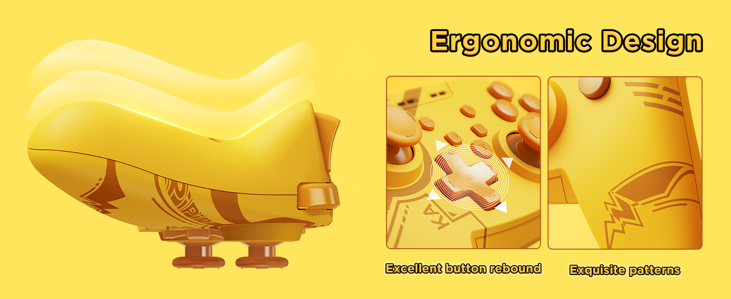 JINGDU Wireless Switch Pro Controller Compatible with Nintendo Switch/OLED/Lite