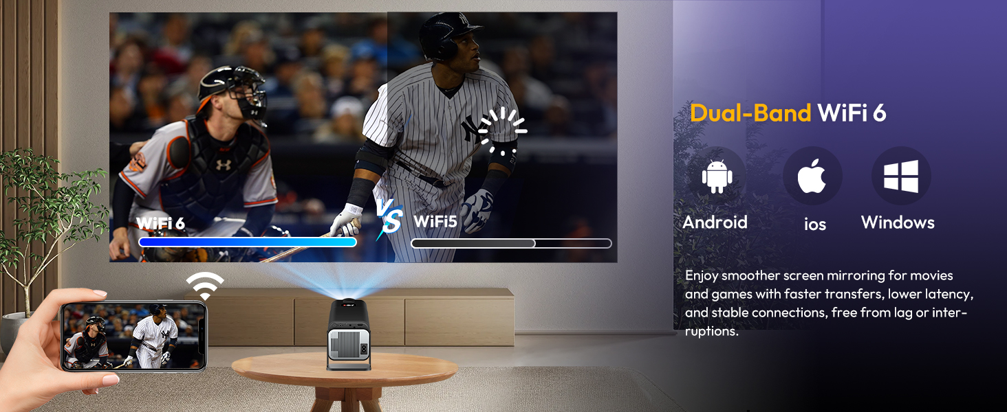 Gimbal5 Portable Smart Projector