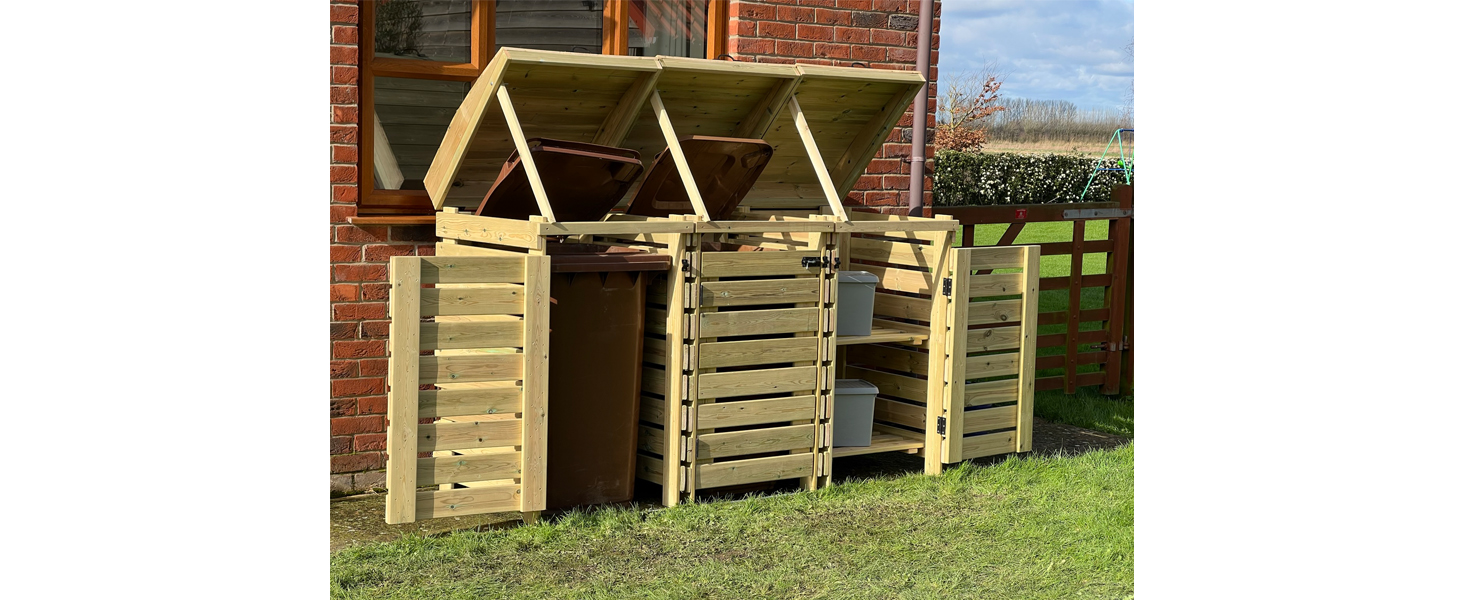 BinBreeze wheelie bin storage unit