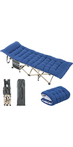 Camping Cot with Mat