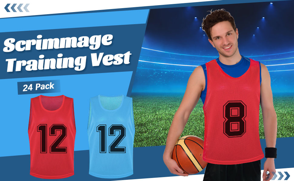 sport vests boys training set