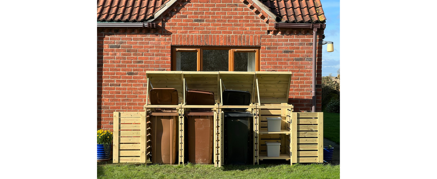 BinBreeze wheelie bin storage unit