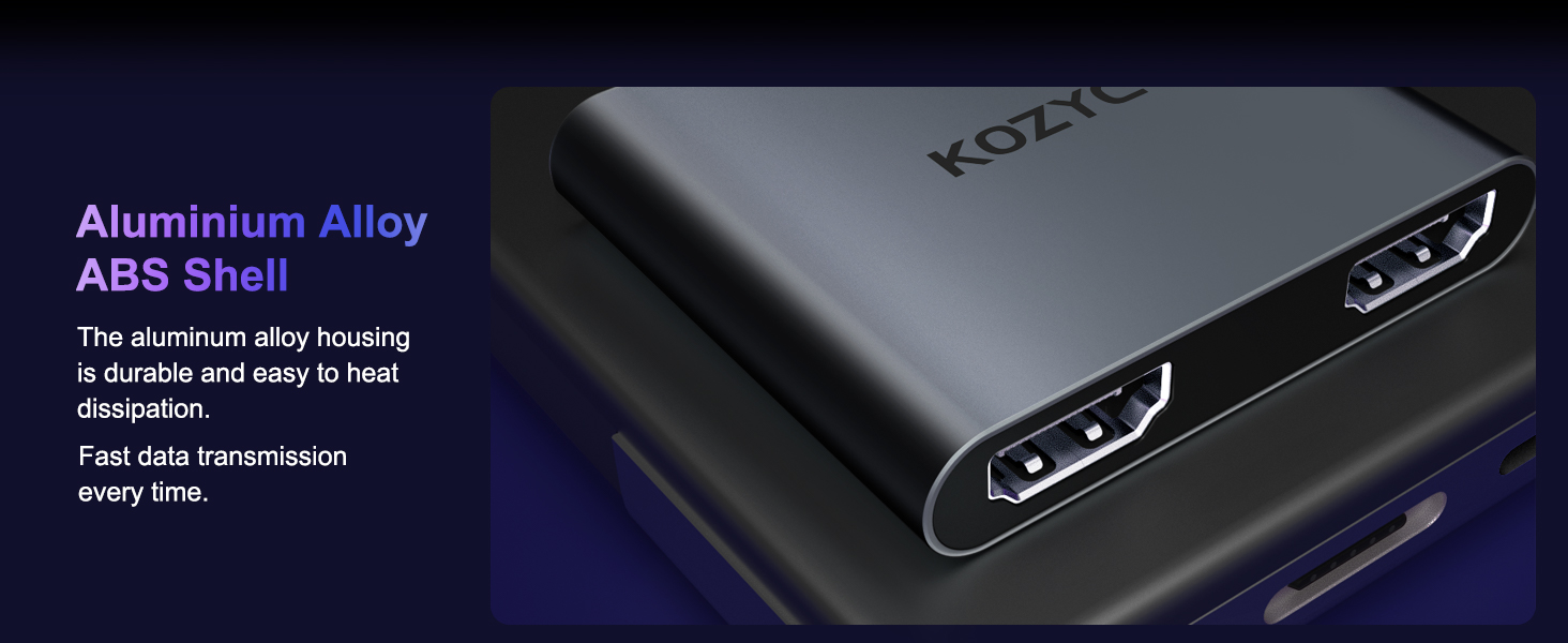 usb c to dual hdmi adapter