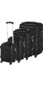 black suitcases