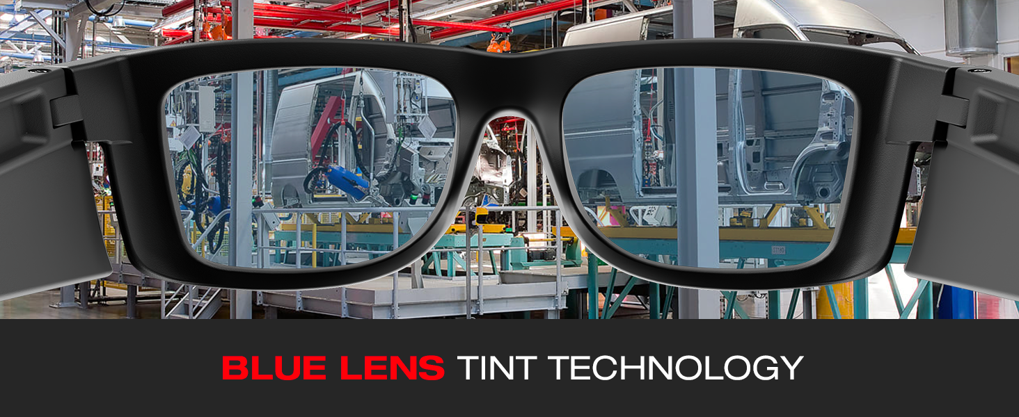 ice revo lens blue anti scratch anti fog uv protection glasses sunglasses safety