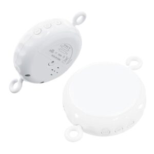 WJnflQN Kid Mobile Music Box Rotating - 3 Modes Kid Music Box Spinner | 24 Piano Lullabies Auto Kid Music Box