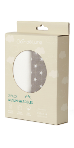 2 Pack Muslin Squares