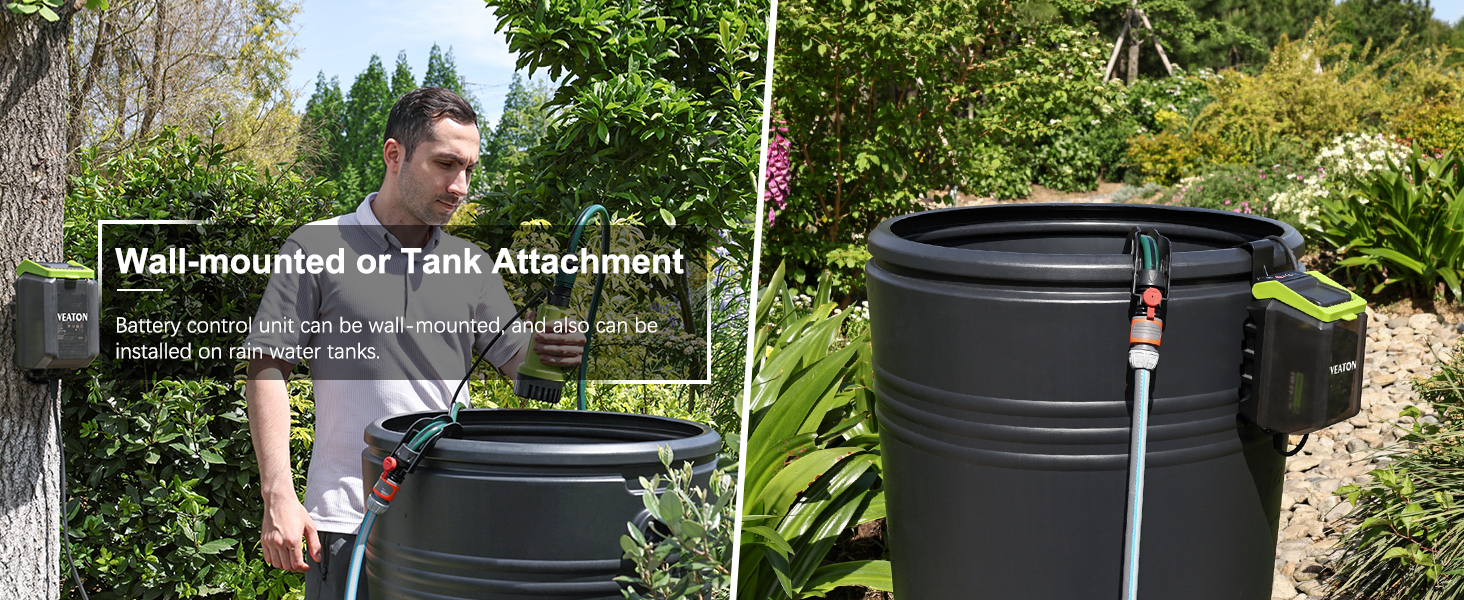 Wall-mounted or Tank Attachment