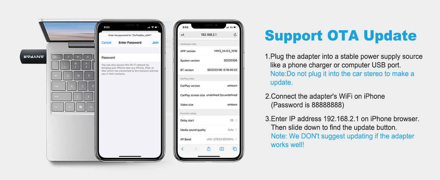 wireless apple carplay adapter