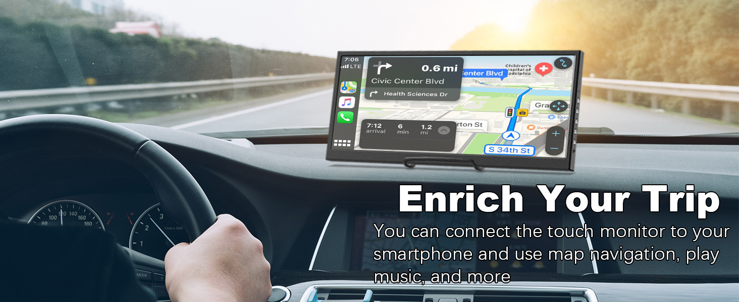 12.3 inch touchscreen monitor