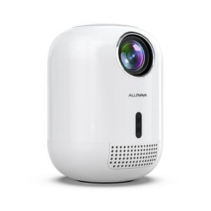 ALLIWAVA 4K Mini Projector with WiFi 6 and Bluetooth 5.2