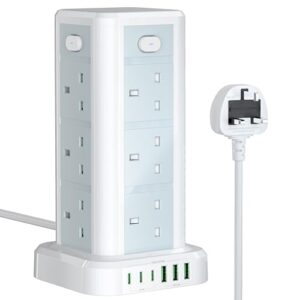 Tower Extension Lead with USB C Slots