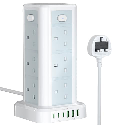 Tower Extension Lead with USB C Slots