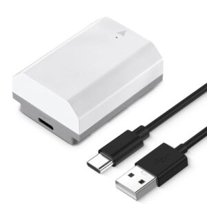 K&F Concept 2600mAh NP-FZ100 Battery with USB C 2.5H Fast Charging for Sony FX30 A7iv A7iii A6700 A6600 A9 A1 ZV-E1 Cameras