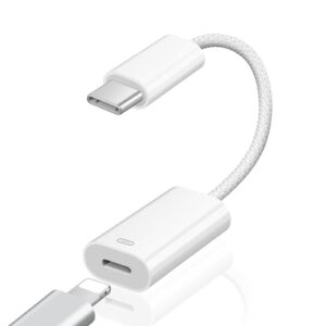 SEUMOO Lightning to USB C Adapter for iPhone 15/15 Pro Max/15 Pro/15 Plus USB C Male to Lighting Female Adapter 60W Fast Charging & Data Transfer iPhone to USB C Adapter for iPad MacBook Galaxy S24