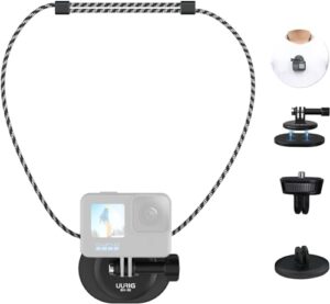 VIDIFY UURig Magnetic Chest Mount Neck Strap Holder for Action Cameras Mount Quick Release