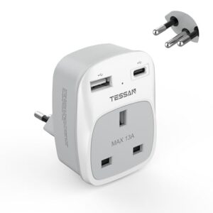 UK to Swiss Plug Adapter