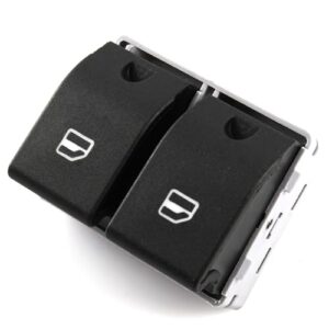 ROBUST Double Electric Window Switch Button Replacement Front Right 6Q0959858 for Seat Cordoba 2002-2009 Seat Ibiza 2002-2009 Volkswagen Polo 2001-2009