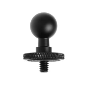 VGOL 17mm Ball Head Converter 1/4 Screw Head/Thread for Car Monitor Pad GPS Cellphone Ball Mount Base Camera Bracket 360° Panoramic Photography Ballhead