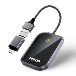 HSTOP Carplay Wireless Adapter with Music/Voice/Navigation