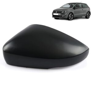 ROBUST Car Door Wing Mirror Cover Cap Casing Left Passenger Side for Volkswagen Polo 6R0857537B 2009-2017