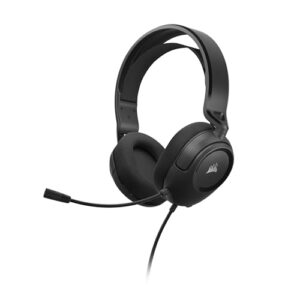 Corsair HS35 v2 Multiplatform Wired Gaming Headset – Flexible Omni-Directional Microphone – Universal 3.5mm Connection – PC