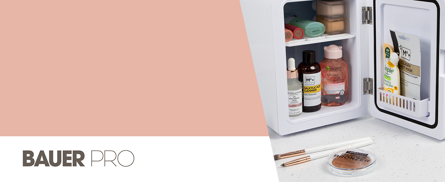 beauty fridge, mini fridge, fridge for bedrooms, small fridge, skincare fridge, portable fridge