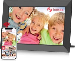 Frameo WiFi Digital Photo Frame - 10.1 Inch 1280x800 HD IPS Touch Screen Digital Picture Frame