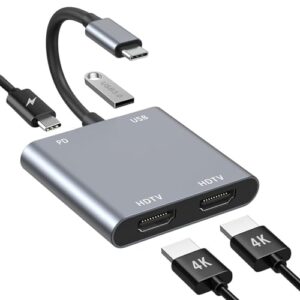 Avigers USB C to Dual HDMI Adapter