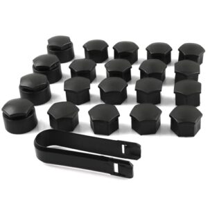 ROBUST 20 Pcs Wheel Bolt Nut Cover Caps Set for Vw Golf Passat Polo T4 T5 Seat Ibiza Leon Audi A3 A4 A5 Skoda Fabia Octavia Superb 321601173A01C 4F0601173A 8D0012244A